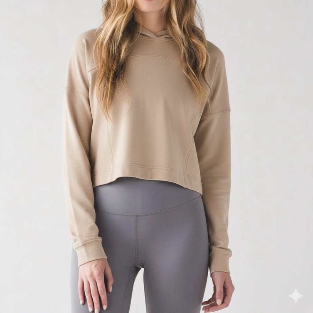 Lululemon Ceremony Pullover Tan Size 8